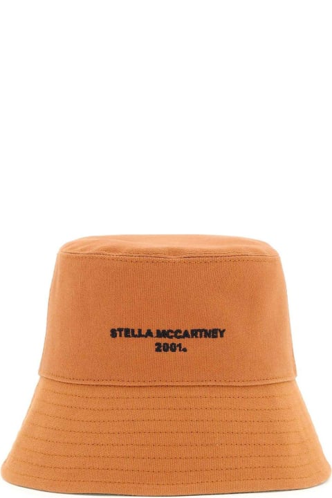 Stella McCartney Hats for Women Stella McCartney Logo Embroidered Bucket Hat