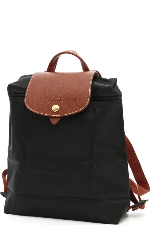 Nylon And Leather Le Pliage Original Backpack