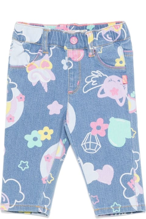 Bottoms for Baby Girls Billieblush Billieblush Jeans Clear Blue