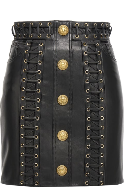 Lace Up Skirt