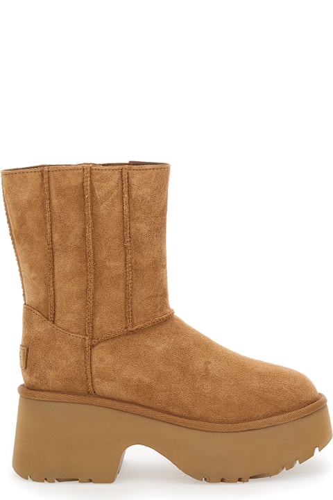 Homeware UGG Brown 'twin Seam New Heights' Boots In Suede Woman