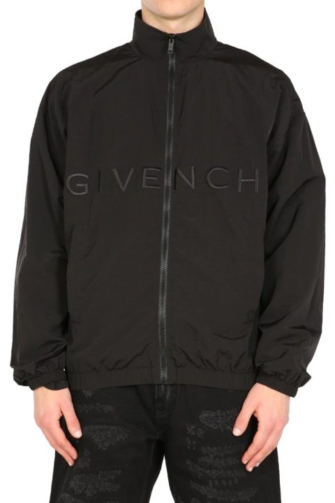 Givenchy Clothing for Men Givenchy Logo Windbreaker Jacket