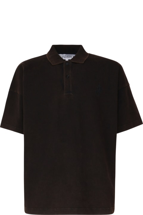 J.W. Anderson Topwear for Men J.W. Anderson Polo Shirt With Anchor Embroidery