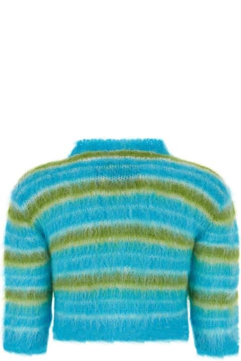 Sweaters for Women Marni Striped Button Down Cardigan