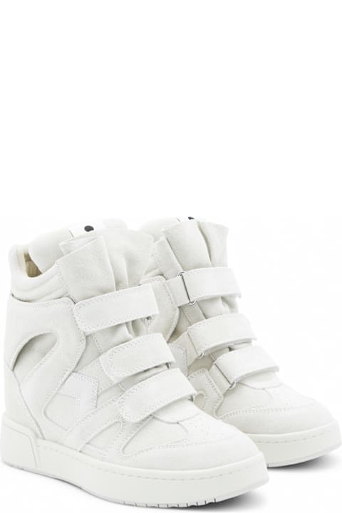 Isabel Marant White Leather Bekett Sneakers