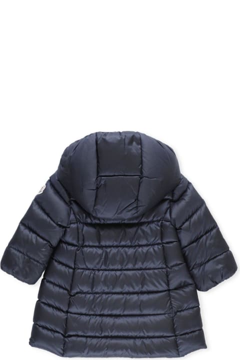 Coats & Jackets for Baby Girls Moncler Hooded Quilted Puffer Coat