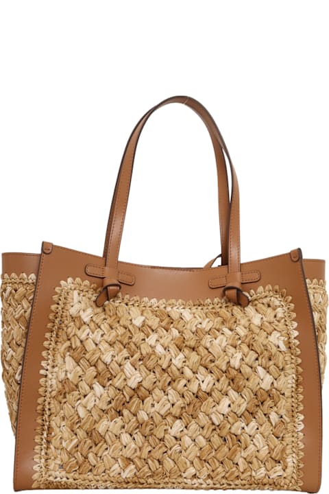 Gianni Chiarini for Men Gianni Chiarini Fabric And Leather Bag 38x31x16