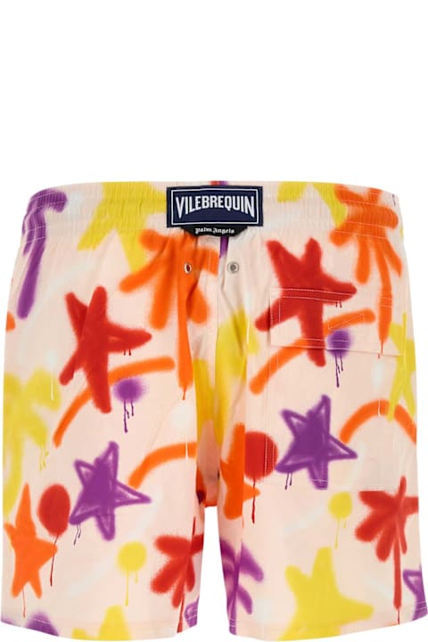 أدوات منزلية Palm Angels Printed Nylon Palm Angels X Vilebrequin Swimming Shorts