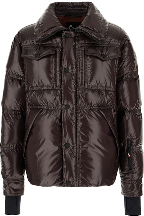 Moncler Grenoble for Women Moncler Grenoble Aubergine Nylon Tecka Down Jacket