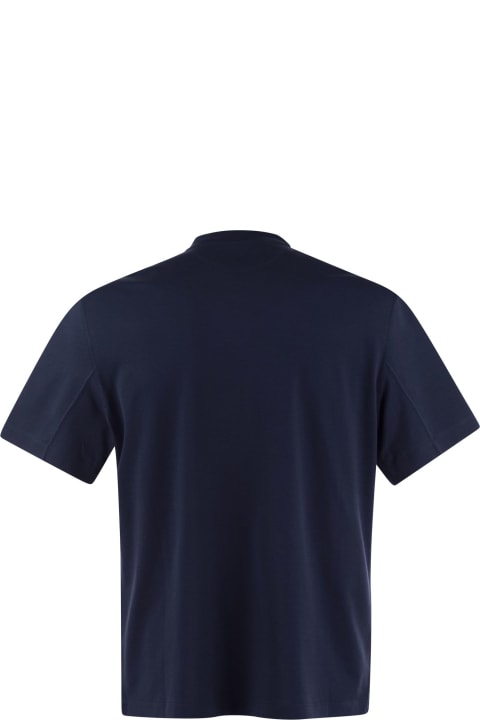 Brunello Cucinelli Clothing for Men Brunello Cucinelli Cotton Jersey V-neck T-shirt