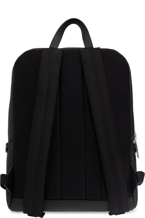 Bags for Men Ferragamo Logo-embossed Zipped Backpack