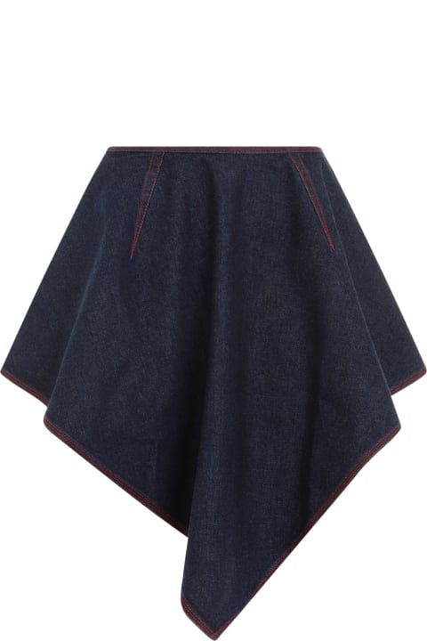 Alaia for Women Alaia Alaïa Triangle Denim Skirt