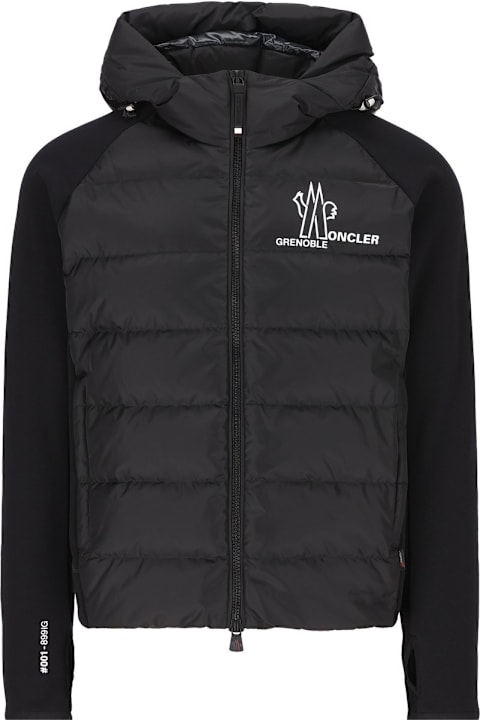 آخر صيحات الموضة من القسم الرجالي Moncler Grenoble Logo Printed Hooded Jacket