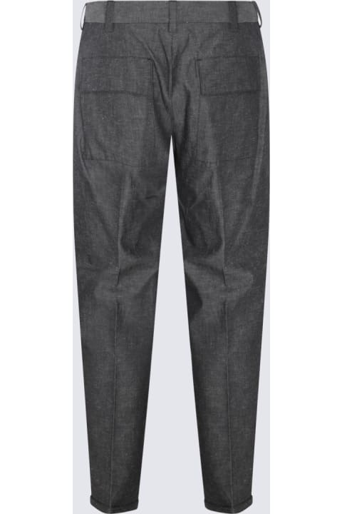 PT Torino Clothing for Men PT Torino Grey Cotton Pants