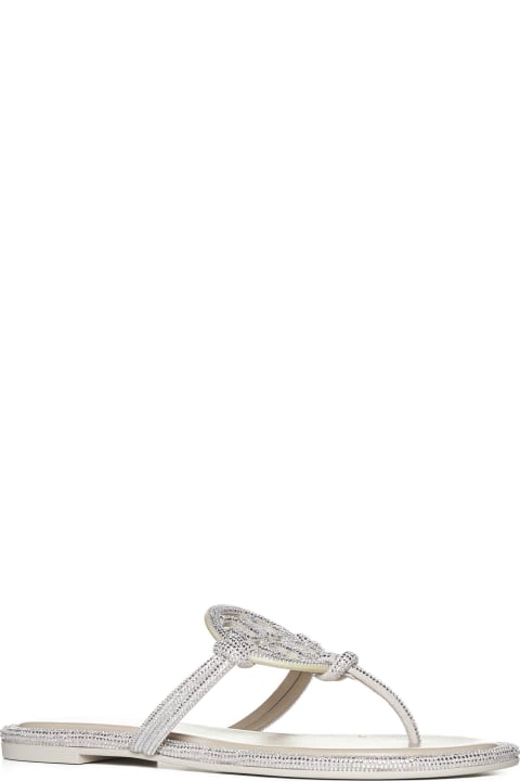 Tory Burch for Women Tory Burch Miller Knotted Pave Sandals