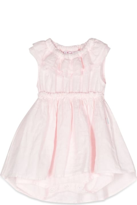Homeware Il Gufo Dress With Ruffle Collar