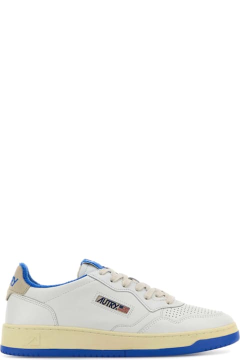 Autry Sneakers for Men Autry White Leather Medalist Sneakers