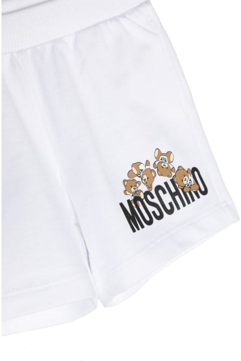 Bottoms for Baby Girls Moschino Shorts Con Stampa Teddy Bear