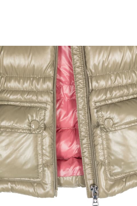 Homeware Moncler Green Down Jacket Baby Girl