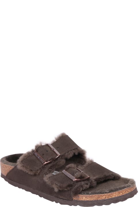 Homeware Birkenstock Arizona Double Strap Shearling Sandals