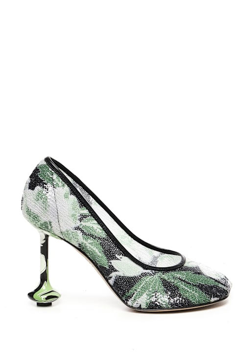 High-Heeled Shoes for Women Loewe Toy In Sequins Neckline