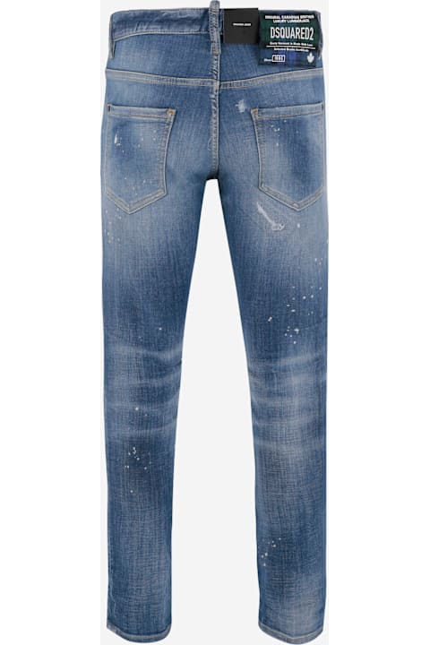 Dsquared2 Jeans for Men Dsquared2 Light Heritage Stretch Cotton Blend Jeans