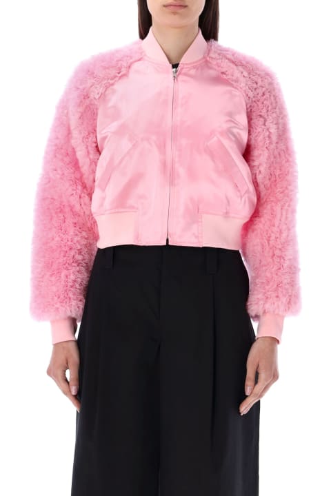 Cropped Bomber Jacket