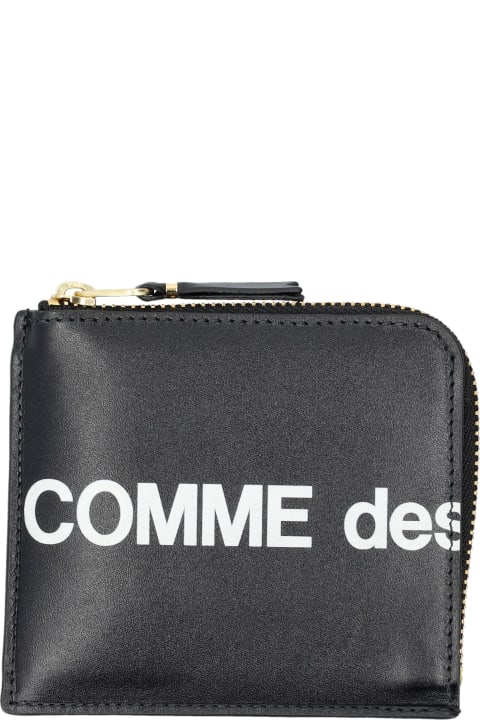 Wallets for Men Comme des Garçons Wallet Huge Logo Wallet