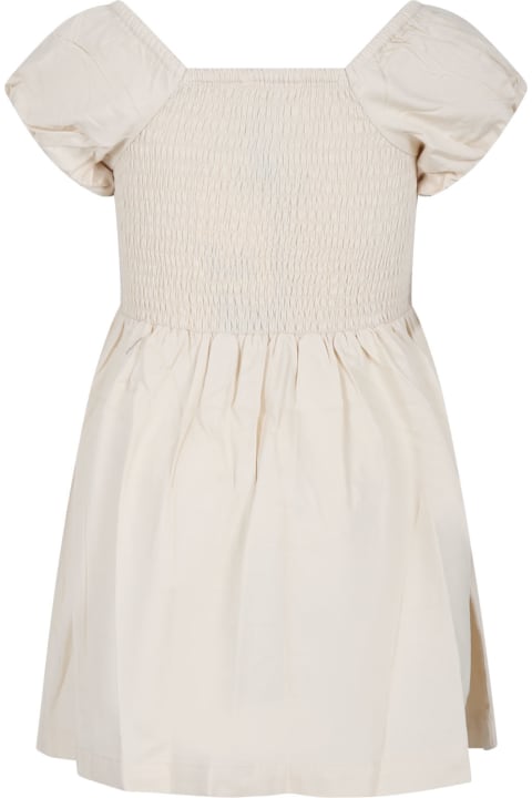 Molo Dresses for Girls Molo Ivory Dress For Girl