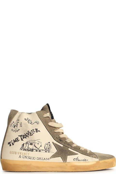 Homeware Golden Goose 
francy
 White Leather Sneakers