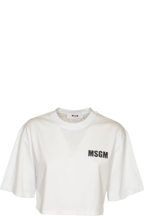 MSGM Topwear for Women MSGM Cropped T-shirt