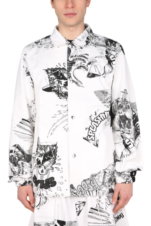 Comme des Garçons Shirt Coats & Jackets for Men Comme des Garçons Shirt Comme De Garcons X Christian Marclay Shirt Jacket
