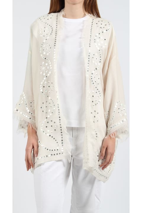Clothing for Women Parosh Within Embroidered Cardigan