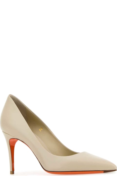 Santoni Shoes for Women Santoni Sand Leather Pumps