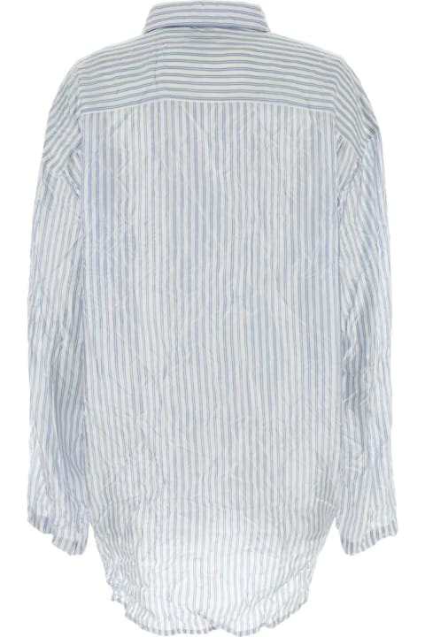 Clothing for Women Balenciaga Printed Cupro Shirt