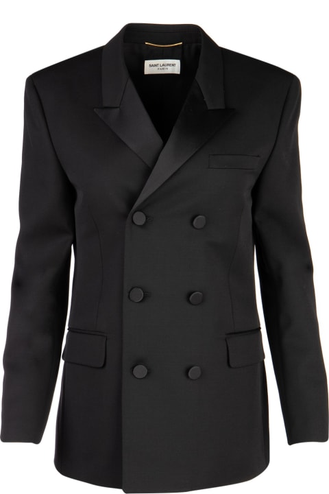 Saint Laurent Coats & Jackets for Women Saint Laurent Giacca