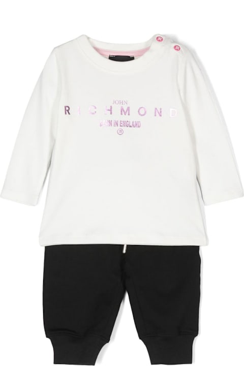 John Richmond Sweaters & Sweatshirts for Baby Girls John Richmond Coordinated Hoodie And Pants