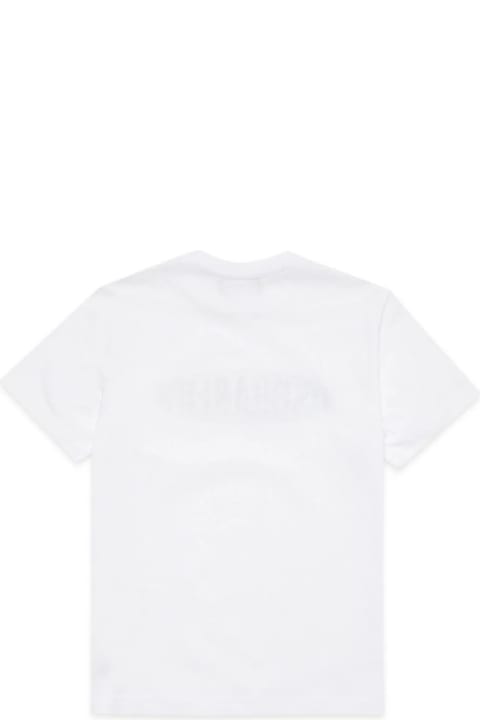 Fashion for Women Dsquared2 White T-shirt With Dsquared2 Print