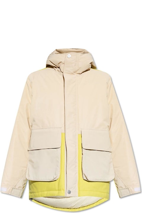 Stone Island معاطف وجواكت لـ القسم الرجالي Stone Island Logo-printed Down Jacket