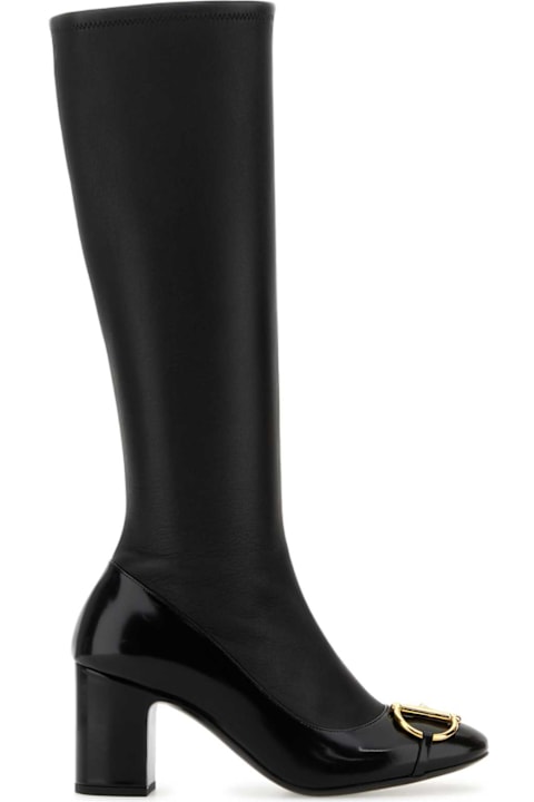 Gucci Black Leather Boots