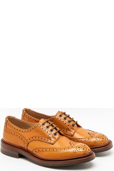 Tricker's Loafers & Boat Shoes for Men Tricker's Bourton Acorn Antique Calf Derby Shoe (dainite Sole)