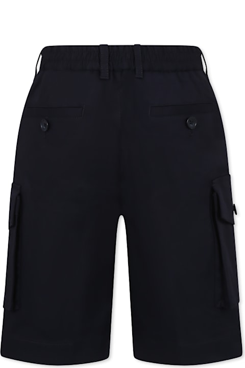 Dolce & Gabbana Bottoms for Boys Dolce & Gabbana Blue Shorts For Boy With Logo