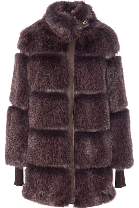 Patrizia Pepe for Kids Patrizia Pepe Faux Fur Jacket