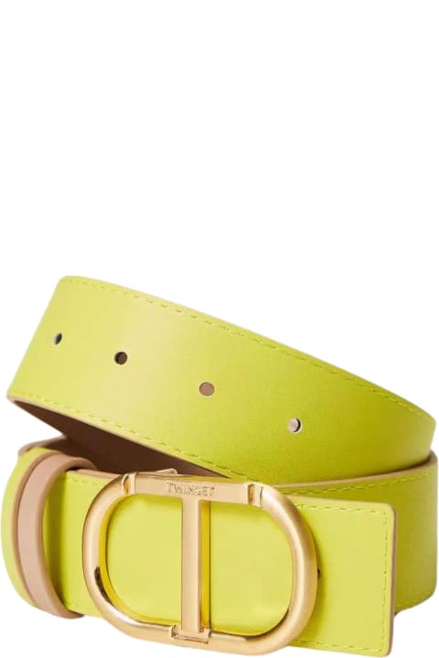 Fashion for Women TwinSet Reversible Belt With Oval T