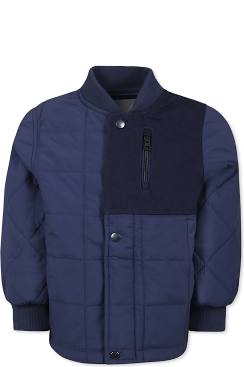 ボーイズ Moloのコート＆ジャケット Molo Blue Down Jacket For Boy