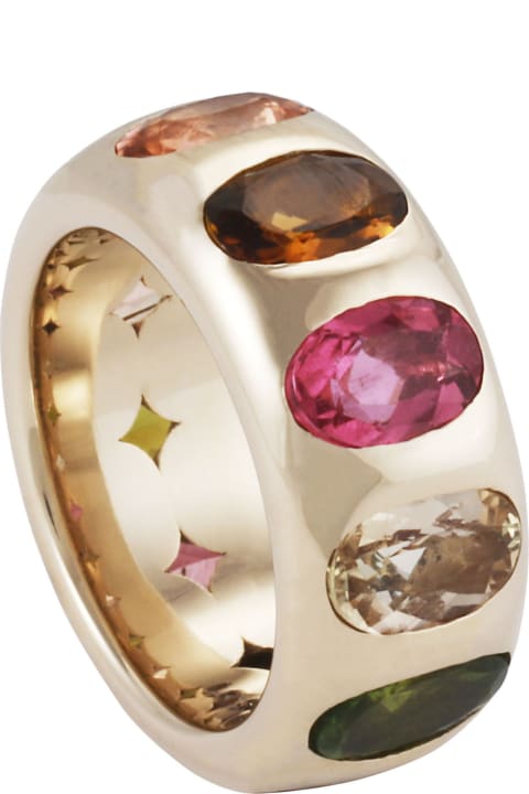 Jewelry for Women Lo Spazio Jewelry Lo Spazio Multi Colored Tourmaline Ring