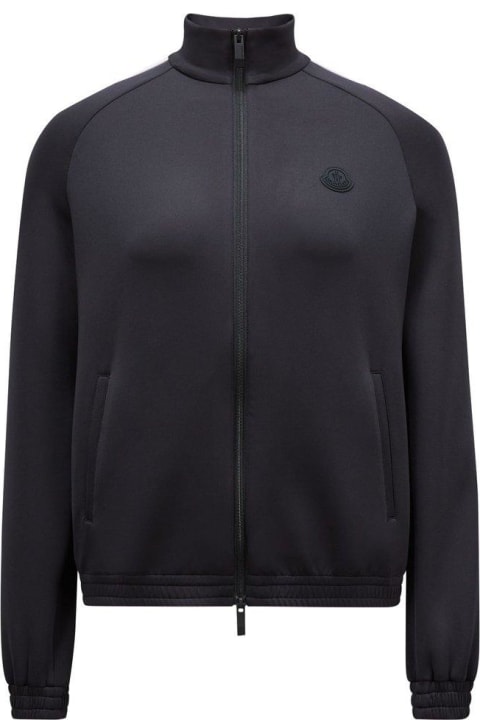 Moncler for Women Moncler Logo Patch Zip-up Jacket