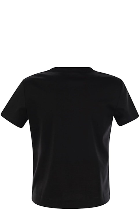 Homeware Max Mara Logo Embroidered Crewneck T-shirt