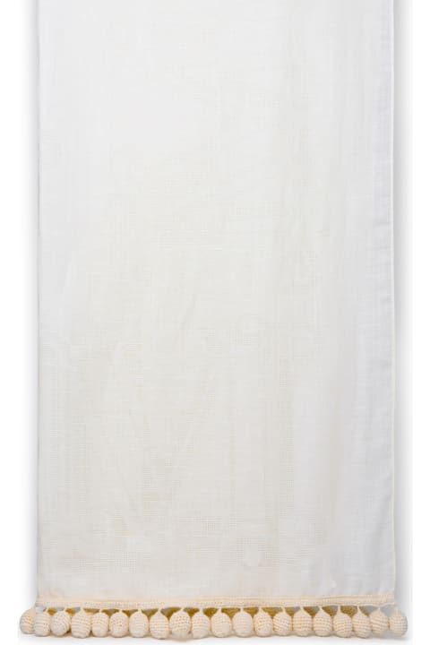 Max Mara Scarves & Wraps for Women Max Mara White Silk Blend Stole