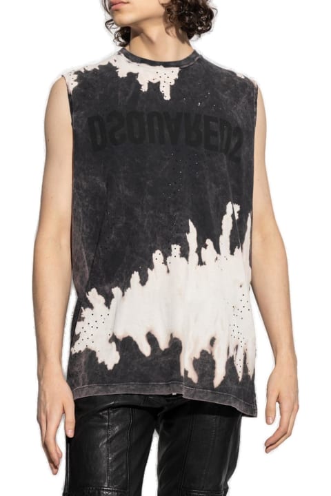 Dsquared2 Coats & Jackets for Men Dsquared2 Tie-dyed Sleeveless T-shirt